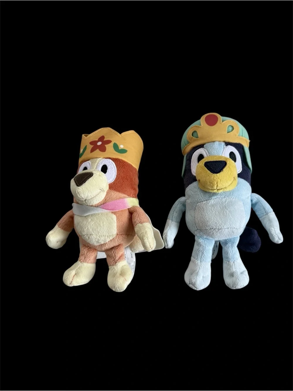 Bluey PRINCESS BLUEY QUEEN BINGO Plush ROYAL CROWN SET 7
